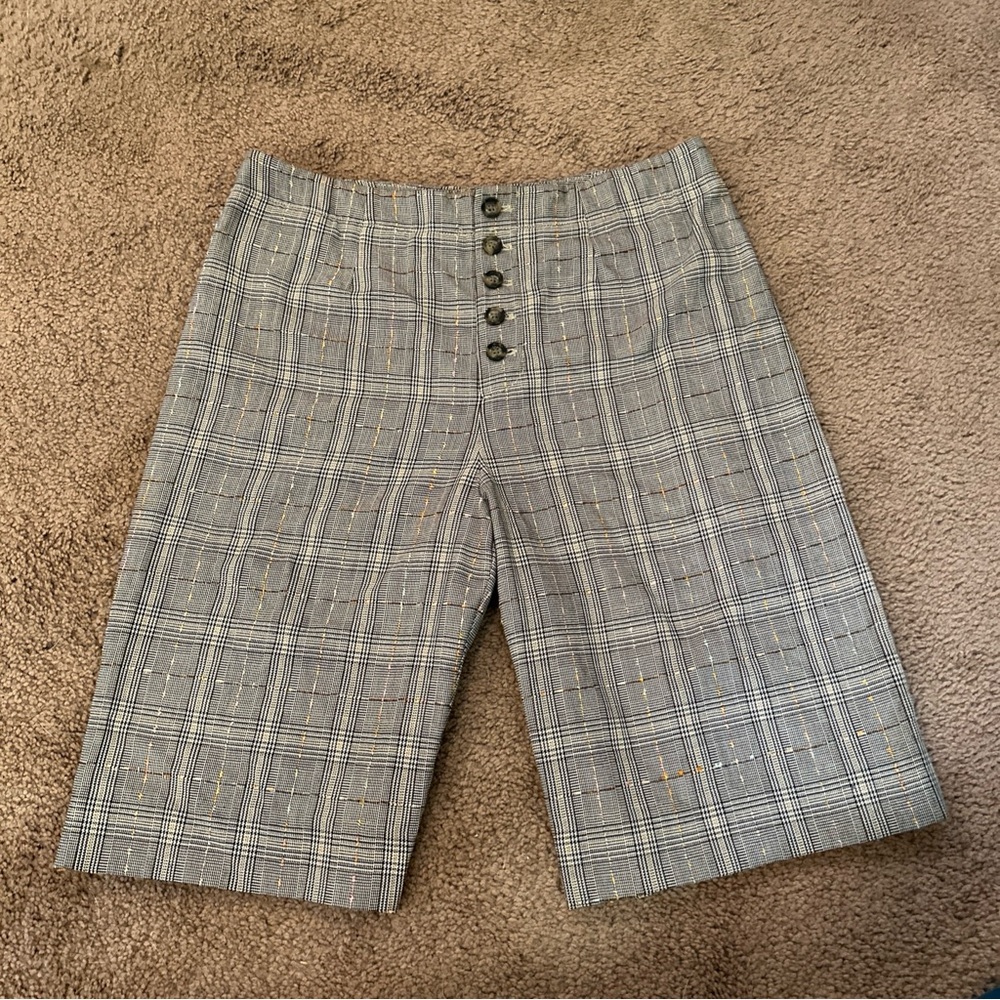 By Anthropologie NWOT Bermuda shorts size 12 quiet luxury vacation